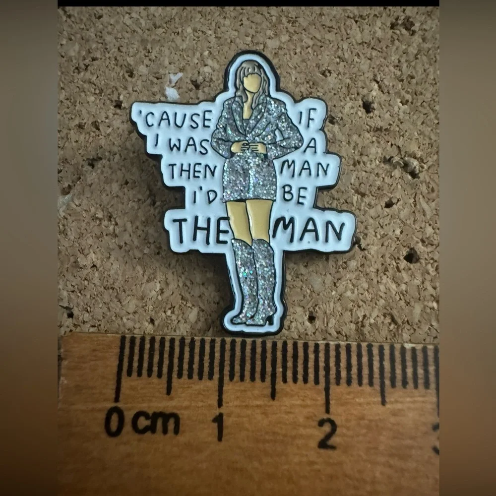 Taylor Swift The Man Pin - Lover album inspired Midnights - Picture 2 of 3